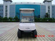 两座电动高尔夫球车 LQG022 白色颜色带舒适的皮座椅不带前大灯