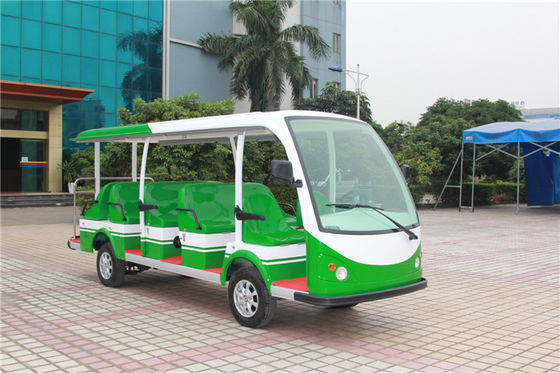 Good price 经典14座电动观光车  LQY140A  绿白色-玻璃钢座椅颜色 online