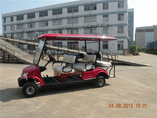 Good price 六座电动高尔夫球车 LQY065A  红色 颜色带顶棚 online