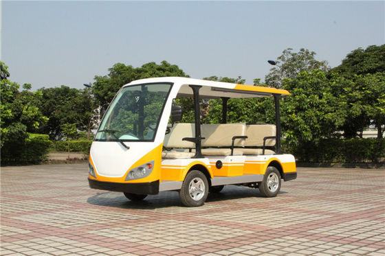 8座电动观光车 LQY083A  白黄 颜色