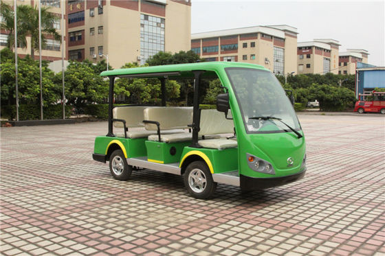 8座电动观光车 LQY083A  绿黄 颜色