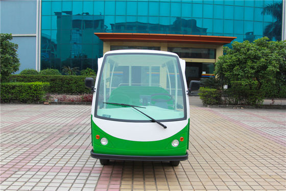 经典14座电动观光车  LQY140A  绿白色-玻璃钢座椅颜色