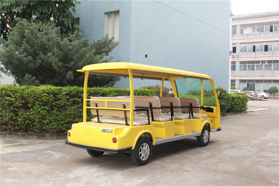 经典11座电动观光车 LQY111B 黄色颜色