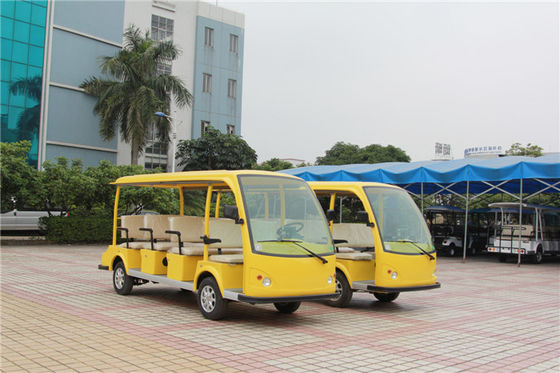 经典11座电动观光车 LQY111B 黄色颜色