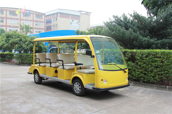 经典11座电动观光车 LQY111B 黄色颜色