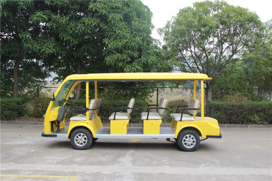 经典11座电动观光车 LQY111B 黄色颜色