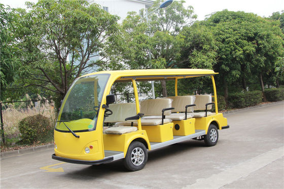 经典11座电动观光车 LQY111B 黄色颜色