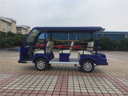 8座电动观光车 LQY081A  深紫色颜色