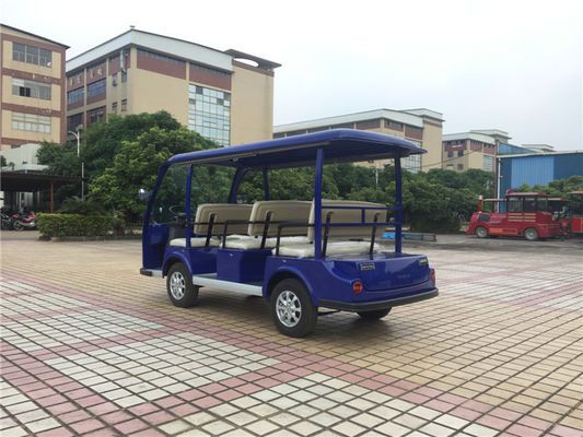 8座电动观光车 LQY081A  深紫色颜色