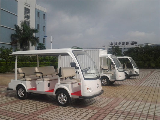 8座电动观光车 LQY081A  白色颜色