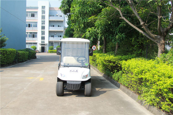 两座电动小货车 LQF065 白色带不锈钢货箱
