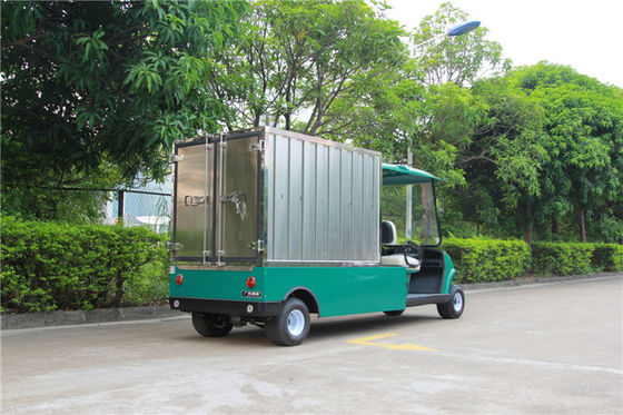 两座电动小货车 LQF065 绿色带不锈钢货箱