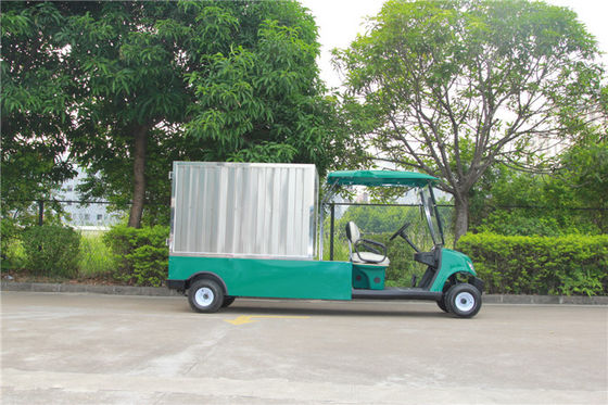 两座电动小货车 LQF065 绿色带不锈钢货箱