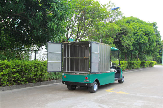 两座电动小货车 LQF065 绿色带不锈钢货箱