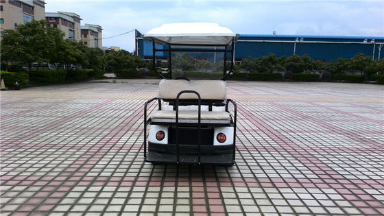 四座电动高尔夫球车 LQG042 白色 翻转后座椅