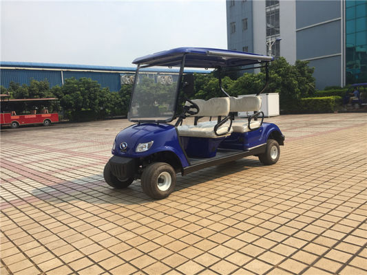 四座电动高尔夫球车 LQY047蓝色 颜色