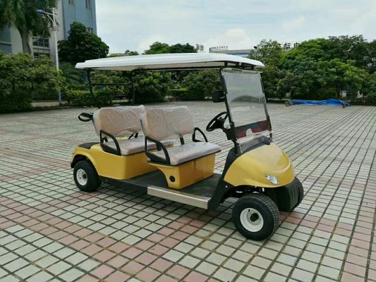 四座电动高尔夫球车 LQY047黄色 颜色