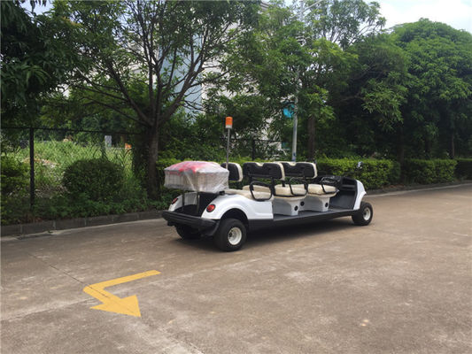 六座电动高尔夫球车 LQY065白色 颜色不带顶棚