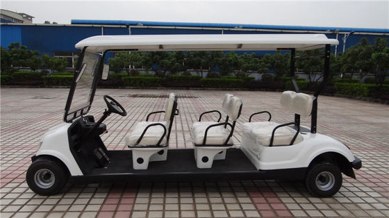 六座电动高尔夫球车 LQY065白色 颜色带顶棚