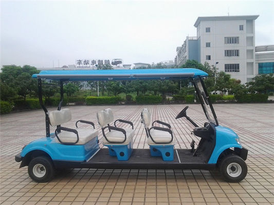 六座电动高尔夫球车 LQY065兰色 颜色带顶棚