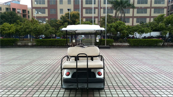 八座电动高尔夫球车 LQY085 咖啡色 颜色带顶棚