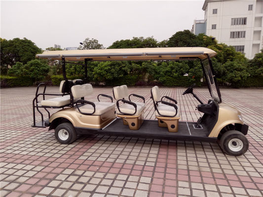 八座电动高尔夫球车 LQY085 香槟金金属漆 颜色带顶棚
