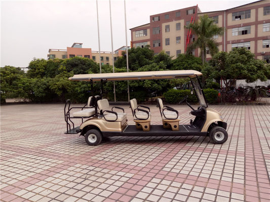 八座电动高尔夫球车 LQY085 香槟金金属漆 颜色带顶棚