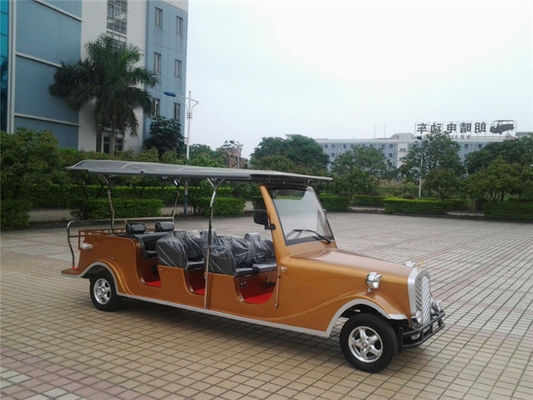 豪华款8座电动老爷车 LQL082 香槟金颜色带货蓝