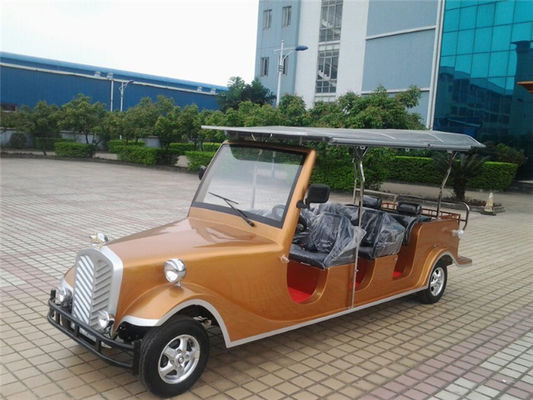 豪华款8座电动老爷车 LQL082 香槟金颜色带货蓝
