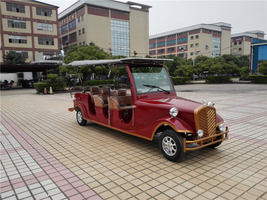 豪华款8座电动老爷车 LQL082 红色颜色
