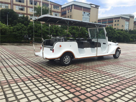 豪华款8座电动老爷车 LQL082 白色金边颜色