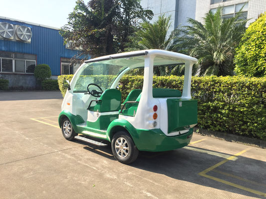 四座电动巡逻车 LQY045深绿白 颜色 玻璃钢座椅