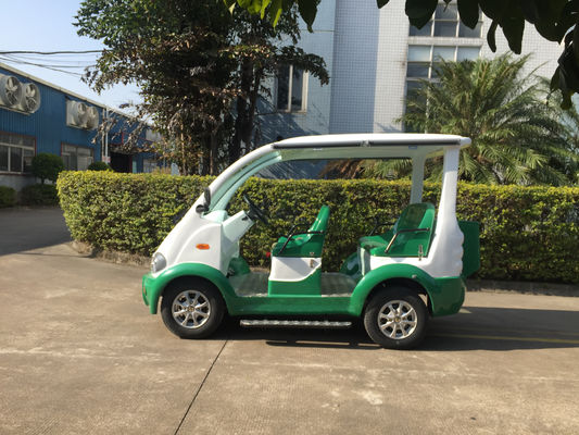 四座电动巡逻车 LQY045深绿白 颜色 玻璃钢座椅