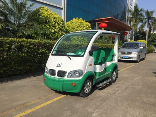 四座电动巡逻车 LQY045深绿白 颜色 玻璃钢座椅