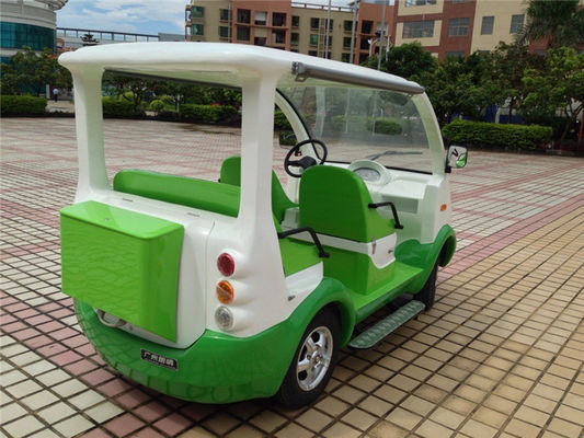 四座电动巡逻车 LQY045绿白 颜色 玻璃钢座椅