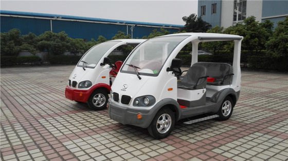 四座电动巡逻车 LQY045灰白/红白 颜色 玻璃钢座椅
