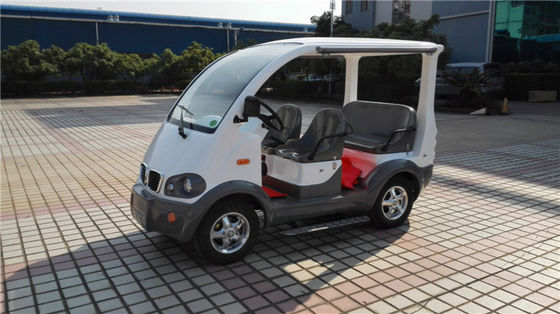 四座电动巡逻车 LQY045灰白/红白 颜色 玻璃钢座椅