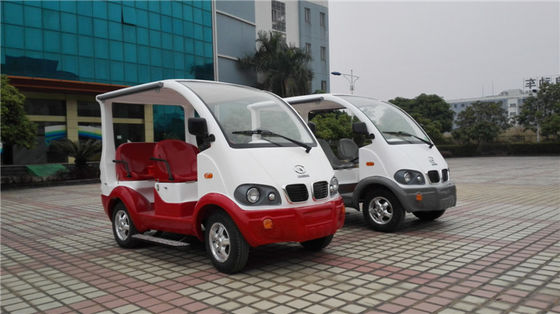 四座电动巡逻车 LQY045灰白/红白 颜色 玻璃钢座椅