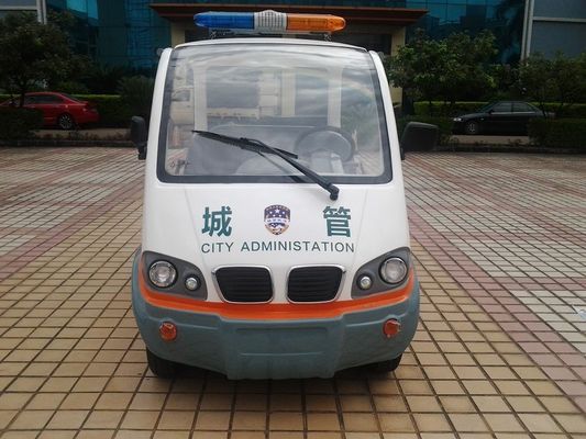 四座电动巡逻车 LQX045灰白 颜色 灰色玻璃钢座椅